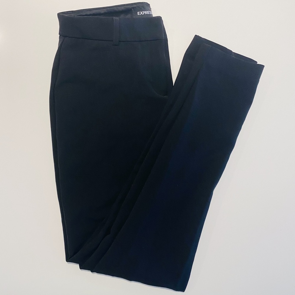NWOT Express Black Mid Rise Stretch Skinny Pant